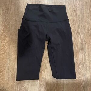 Lululemon Black Leggings High-Rise Stretchy